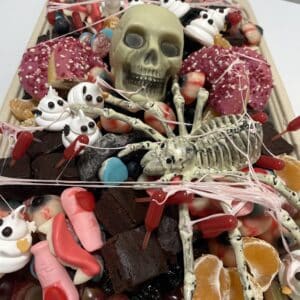 Halloween sweet haunt grazing box