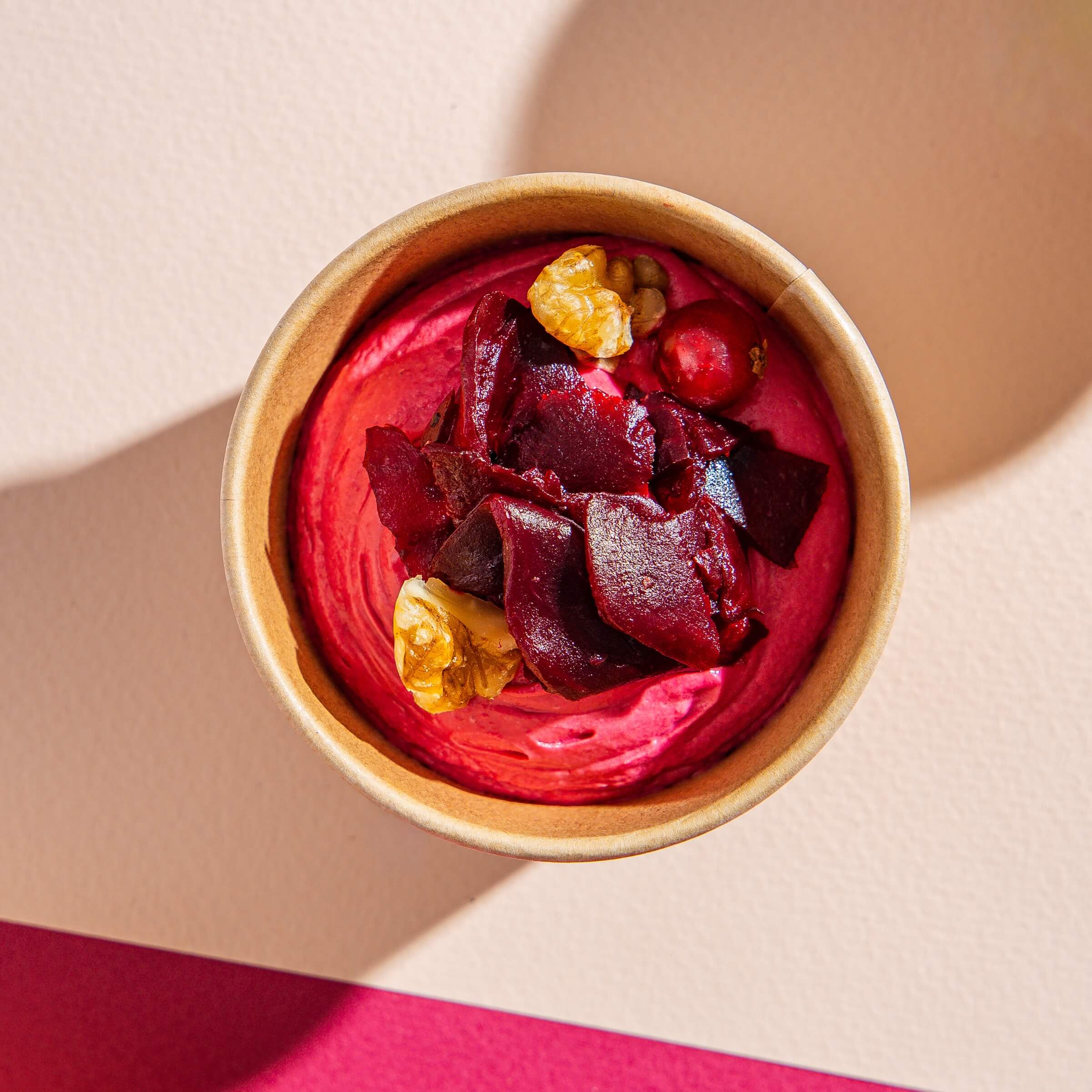 Goat cheese and beetroot dip 3 Goat cheese and beetroot dip