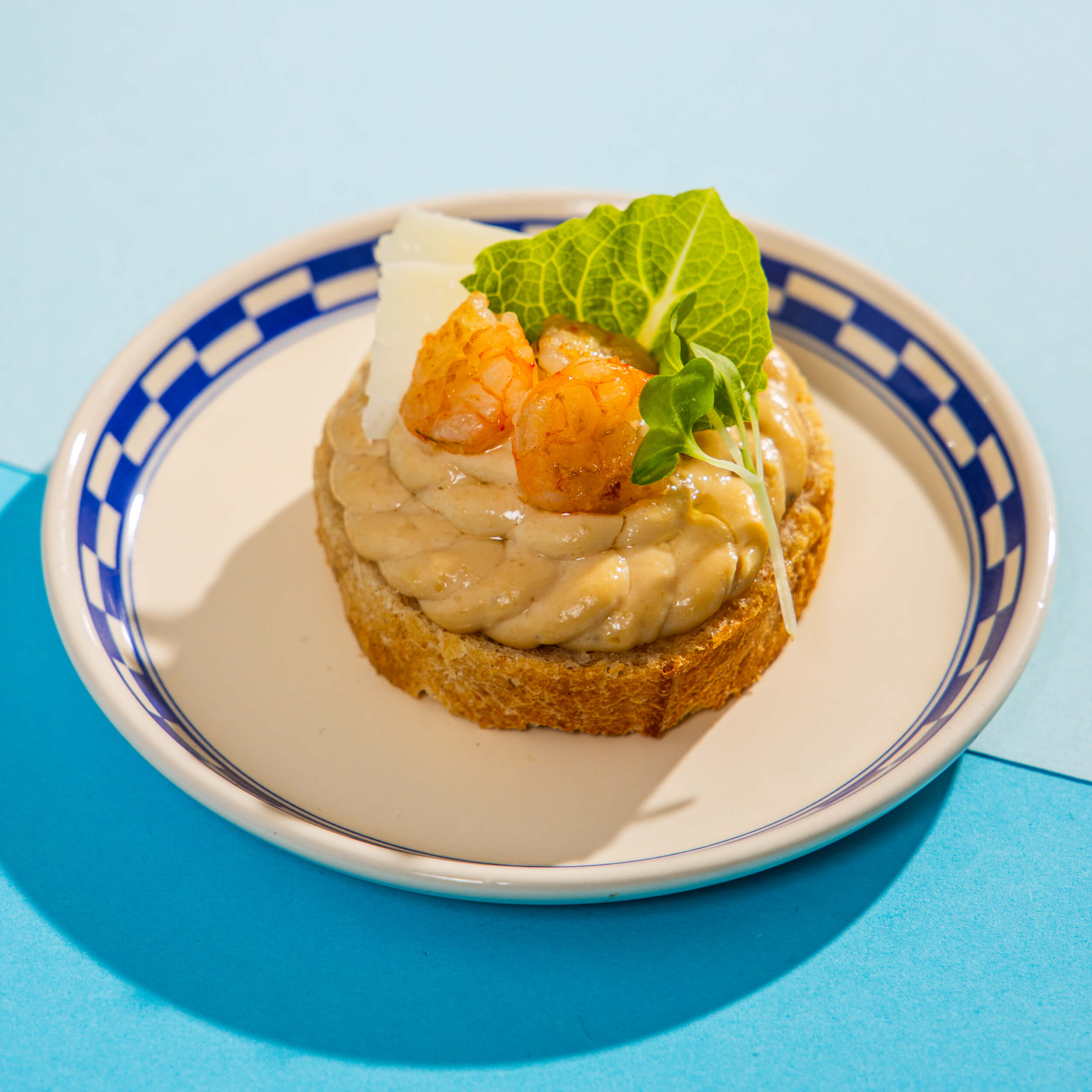 Garnélás cézár, parmezán szendvics 3 cézár garnélás szendvics