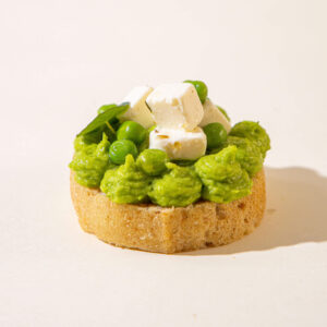 Dear Budapest Catering - Sandwich - Green Pea Puree, Marinated Feta