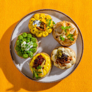 Cream of green peas, marinated feta sandwich 8 Cream of green peas, marinated feta sandwich