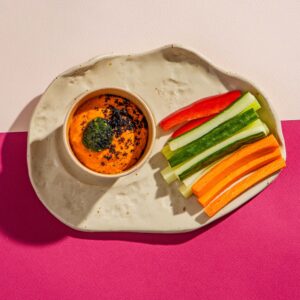 Tojáskrémes mártogatós